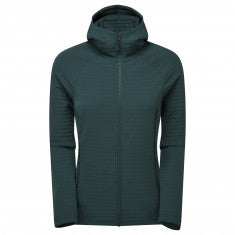 Montane F Protium Xt Hoodie, fleecetröja, dam, grön
