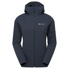 Montane F Tenacity Nano Hoodie, softshelljacka, dam, blå