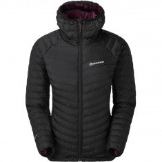 Montane Fem Phoenix Jacket, dunjacka, dam, svart