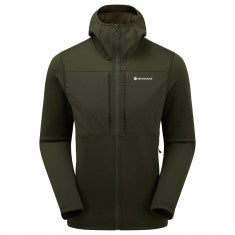 Montane Fury Xt Hoodie, fleecetröja, herr, grön