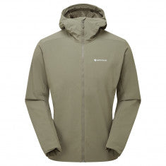 Montane Khamsin Hoodie, softshelljacka, herr, grön