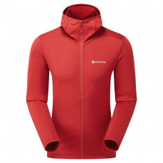 Montane Protium Hoodie, fleecetröja, herr, röd