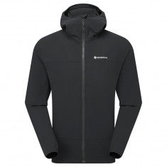 Montane Tenacity Hoodie, softshelljacka, herr, svart