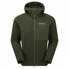 Montane Tenacity Xt Hoodie, softshelljacka, herr, grön