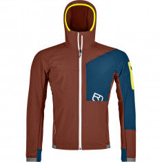 Ortovox Berrino Hooded, Softshelljacka, Herr, Orange
