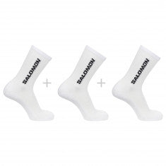 Salomon Everyday Crew, Strumpor, 3-pack, Vit
