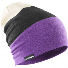 Salomon Flatspin Reversible Beanie, Lila