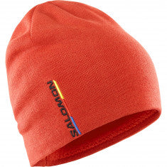Salomon Graphic Beanie, Röd
