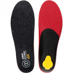 Sidas 3feet Eco Warm High, Innersula, Svart/Röd