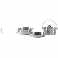Tatonka Camp Set Large, kokset, silver