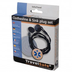 TravelSafe Elastisk tvättlina, 1,5 meter