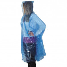 TravelSafe Lättvikts Regnponcho, blå