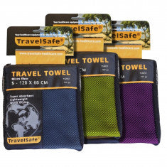TravelSafe Reshandduk Mikrofiber S, limegrön