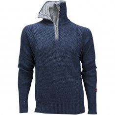 Ulvang Rav Sweater w/zip, Herr, Blå/Grå