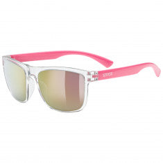 Uvex rookie, Solglasögon, Junior, Transparent/Rosa