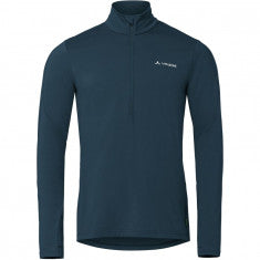 Vaude Men's Livigno Halfzip II, mellanlager, blå