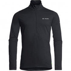 Vaude Men's Livigno Halfzip II, mellanlager, herr, svart