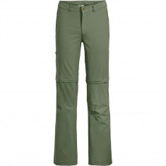 Vaude V Men's Farley Stretch ZO Pants, vandringsbyxor, herr, grön