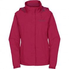 Vaude Women's Escape Bike Light Jacket, regnjacka, dam, röd